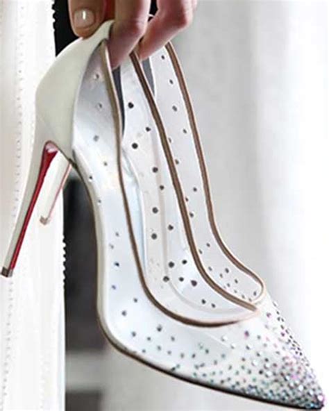 louboutin rubber wedding shoes|christian louboutin flats wedding.